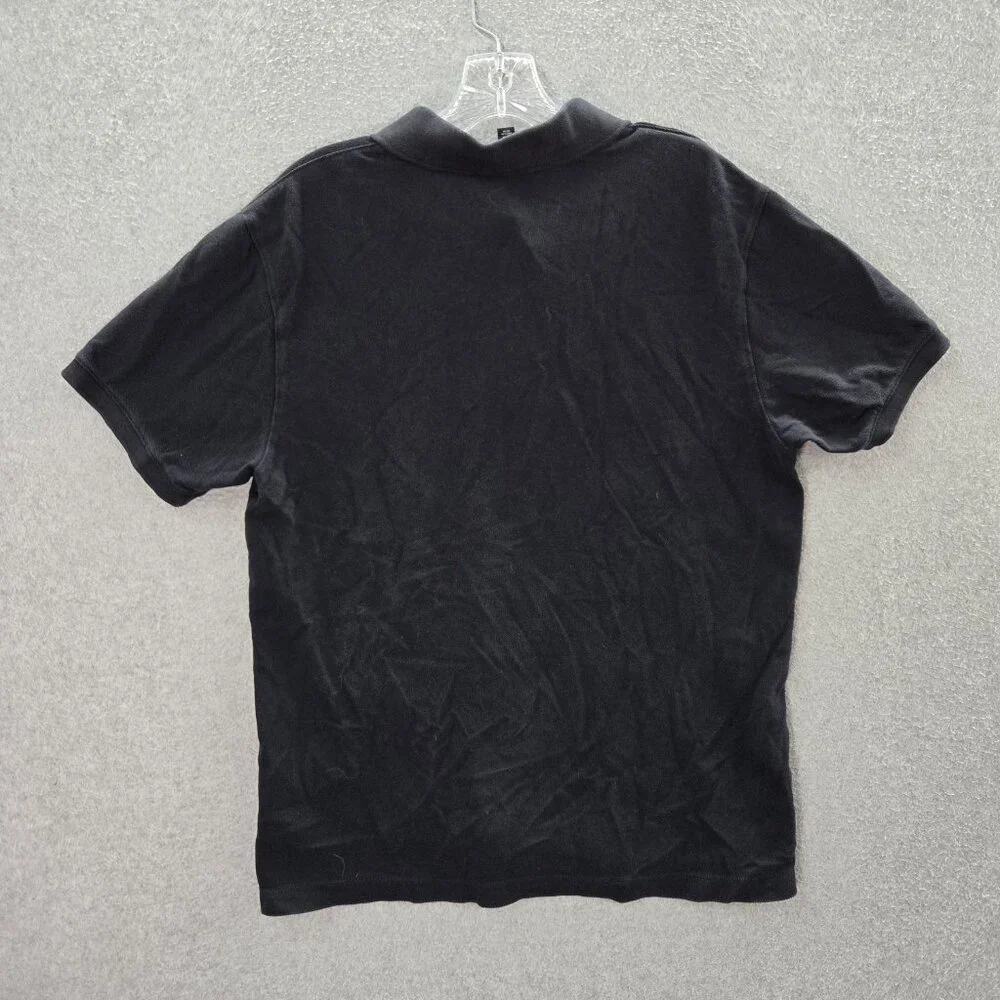 True Religion Men Polo Shirt Medium Logo Embroidered Short Sleeve Collar‎